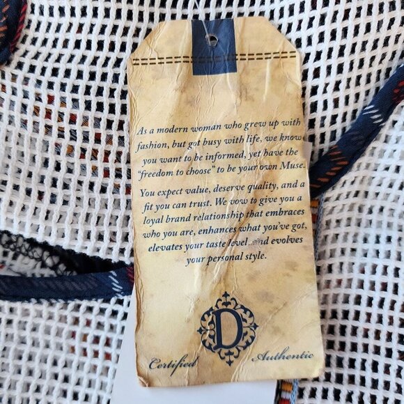 NWT Democracy Boho Western Tassel Tank Top Womens 1X - Picture 11 of 12